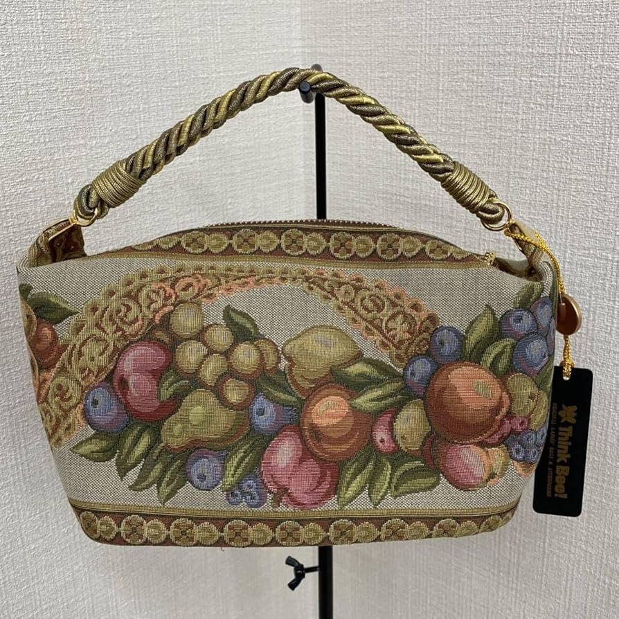 ThinkBee!シングビー　ハンドバッグ　ビーズ　スパンコール Amazon.co.jp: タグ付き Think Bee シンクビー ハンドバッグ